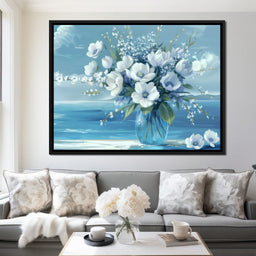 Azure Blossoms - TooplesArt - NicheCanvas