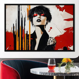 Fierce Visionary Portrait - NicheCanvas