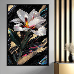 Radiant Petals Night Elegance - NicheCanvas