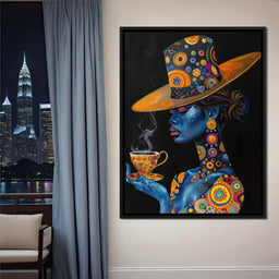 Astral Afternoon Tea - TooplesArt - NicheCanvas