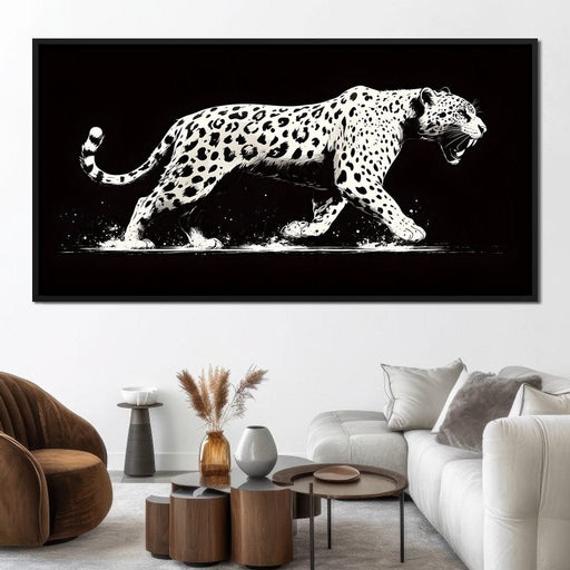 Leopard Stride of Wilderness Canvas Print