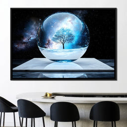 Celestial Reflection Sphere Tree - NicheCanvas
