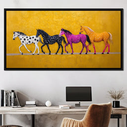 Polka Dot Stampede - TooplesArt - NicheCanvas
