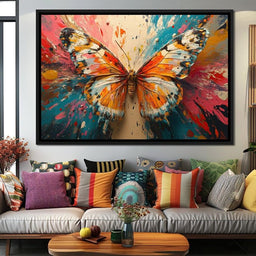 Butterfly Symphony Burst - NicheCanvas
