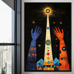 Celestial Ascent Visions - NicheCanvas