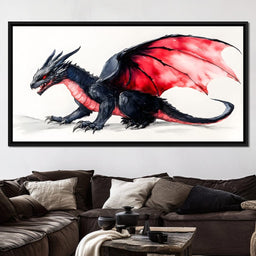 Majestic Dragon Wings - NicheCanvas