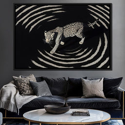 Leopard In Radiant Echoes - NicheCanvas