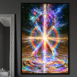 Infinite Echoes Of Celestial Light - NicheCanvas