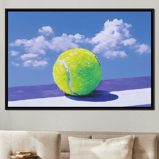 Tennis Ball Under Summer Sky Canvas Print