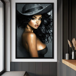 Enchanting Elegance Portrait - NicheCanvas