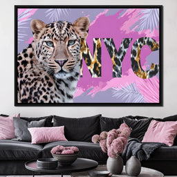 Leopard Queen NYC Neon Rush - NicheCanvas