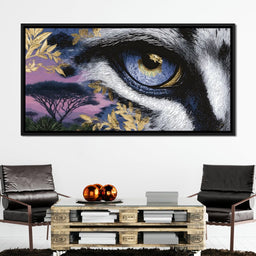 Golden Savannah Panther Vision - NicheCanvas