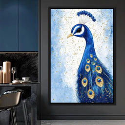 Majestic Feathered Peacock - NicheCanvas