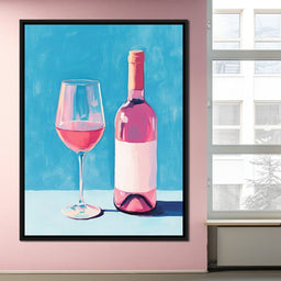 Rosé Reflections of Summer - NicheCanvas