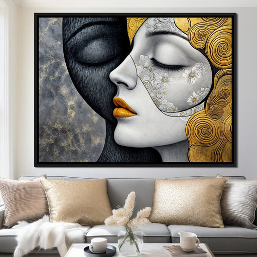 A Contrast of Souls - TooplesArt Canvas Print