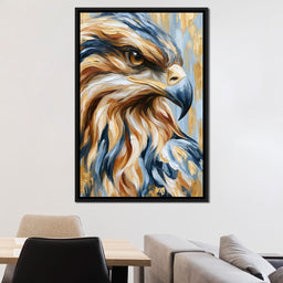 Golden Vigil Of The High Predator - NicheCanvas