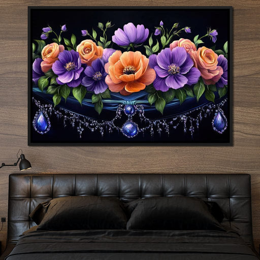 Harmony of Blossom Elegance Canvas Print