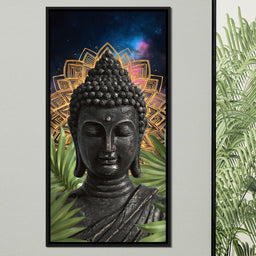 Tranquil Buddha Nightfall - NicheCanvas