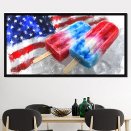 Patriotic Popsicle Delight - NicheCanvas