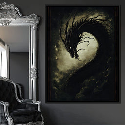 Dragon's Eternal Dance Shadows - NicheCanvas