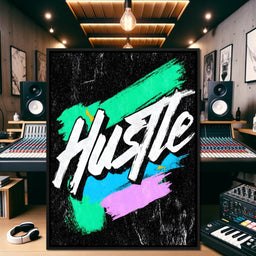 Neon Street Hustle Energy - NicheCanvas