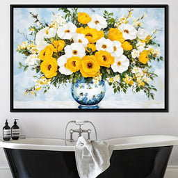 Golden Blossoms Harmonize - NicheCanvas