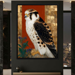 Golden Falcon Majesty - NicheCanvas