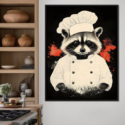 Chef Raccoon's Culinary Adventure - NicheCanvas