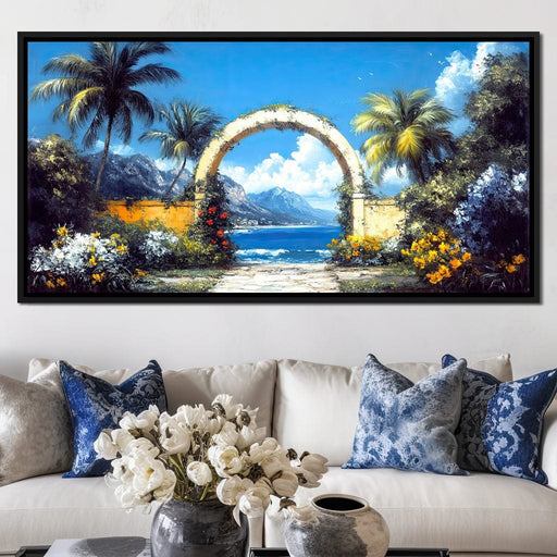 Tropical Gateway Canvas Print