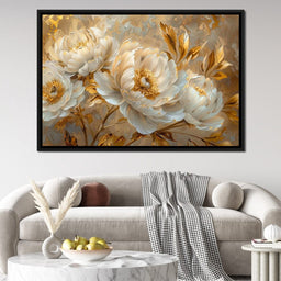 Golden Petal Harmony - NicheCanvas