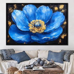 Majestic Sapphire Blossom - NicheCanvas