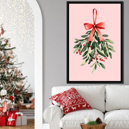 Festive Mistletoe Bouquet Charm - NicheCanvas