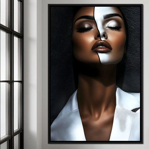 Radiant Duality Harmony Canvas Print