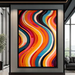 Vibrant Waves of Harmony - NicheCanvas