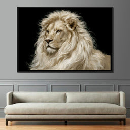 Noble Lion Mane of the Silent Plains - NicheCanvas