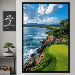 Coastal Greens Harmony - NicheCanvas