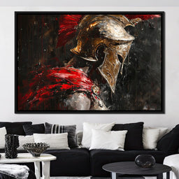 Thoughtful Spartan Reflections - NicheCanvas