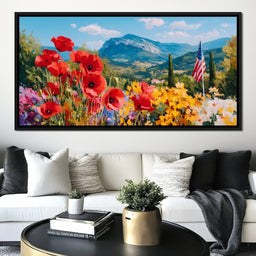 Majestic Valley Blooms Vista - NicheCanvas