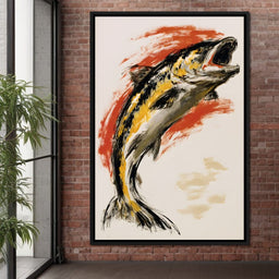 Leaping Through The Vivid Current - NicheCanvas