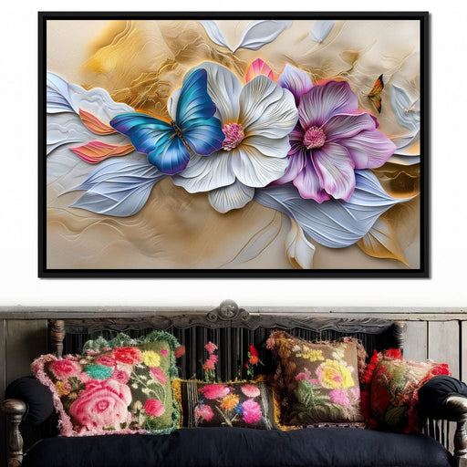 Wings of Blossom Dreams - TooplesArt Canvas Print