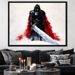 Majestic Ravens Knight's Valor - NicheCanvas