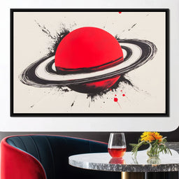 Planetary Vortex Saturn - NicheCanvas