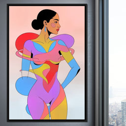 The Colorform Muse - TooplesArt - NicheCanvas