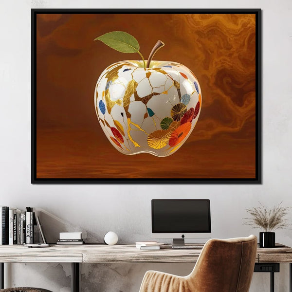 The Kintsugi Apple - TooplesArt | NicheCanvas