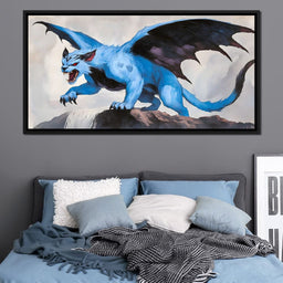 Majestic Winged Guardian - NicheCanvas