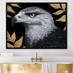 Majestic Sentinel Golden Leaves - NicheCanvas