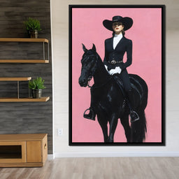 Midnight Rider on Rose Plain - NicheCanvas