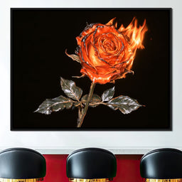 Fading Passion Consumed By Fire - NicheCanvas