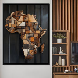 Africa Wooden Art - Johanjjf - NicheCanvas