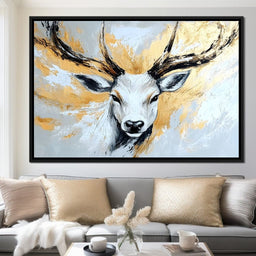 Majestic Stag Radiance - NicheCanvas
